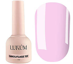 Топ для гель лаку (світло-рожевий) Lukum Top Camouflage Rose Lipstick 10 мл