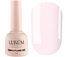 Топ для гель лаку (ніжно-рожевий) Lukum Top Camouflage Rouge 10 мл