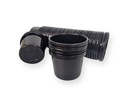 Стаканчики пластикові для розсади без отвору розмір (Ø 72 h 58) Аркапласт об'єм 180 мл 100 шт/уп.