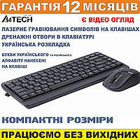 Комплект бездротовий клавіатура + миша A4Tech FG1112 (Black) радіо клавиатура мыша