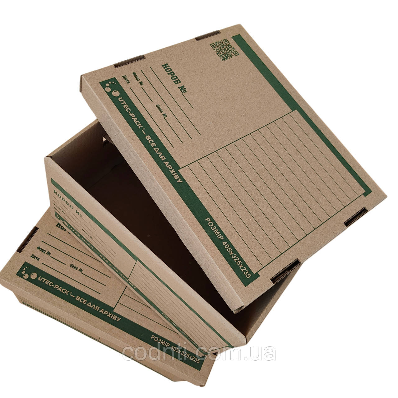 Короб архівний бокс для архивації документів від 425*345*240 мм, фото 1