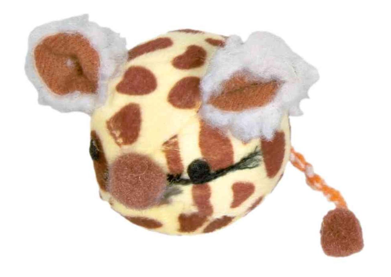 Trixie TX-4554 Мишка-м'ячик з котячою м'ятою плюш 4,5 см