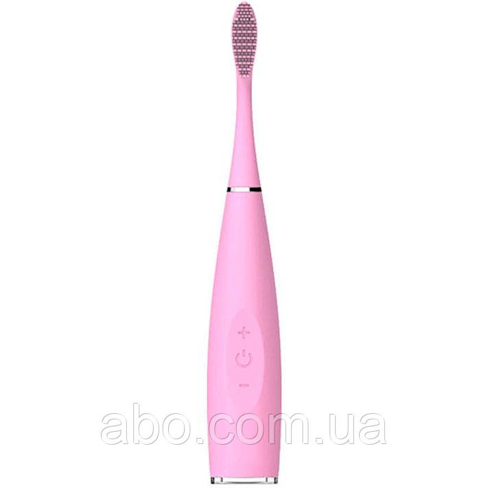 Звукова зубна щітка силіконова Beaver Sonic silicon toothbrush BVR-010 Рожева
