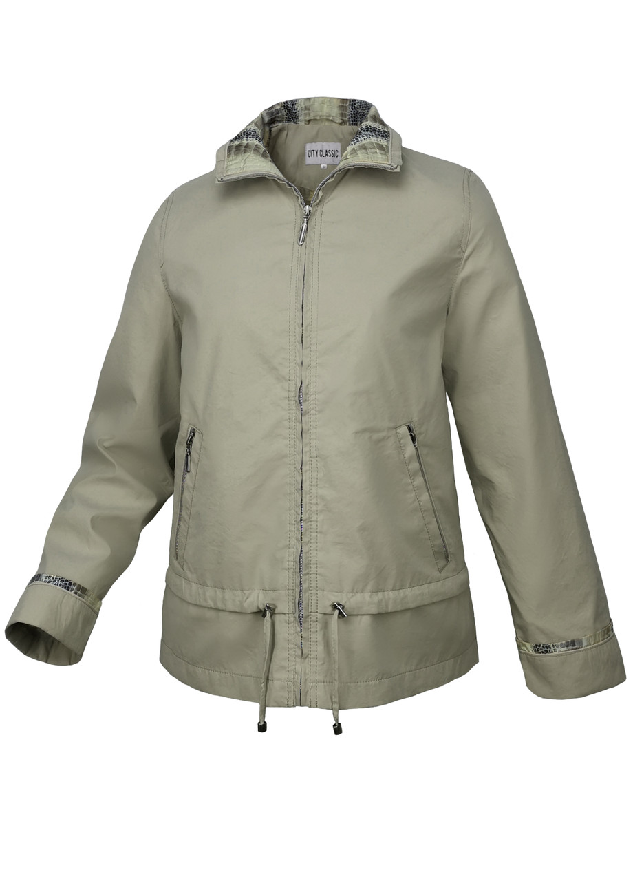 Вітровка жіноча весна літо осінь City Classic Хакі Розмір 44, фото 1