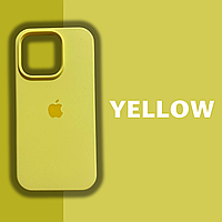 Чохол на айфон 12 жовтий відкрита камера. Чохол Iphone 12 yellow звичайні борти