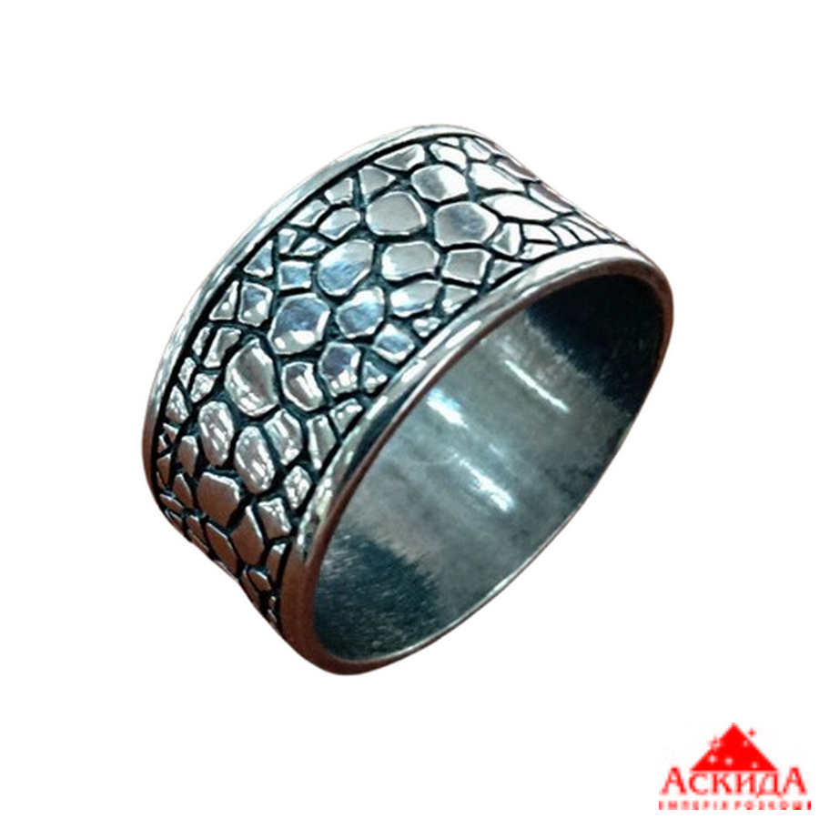 Срібна широка обручка стоун 7.84, фото 1