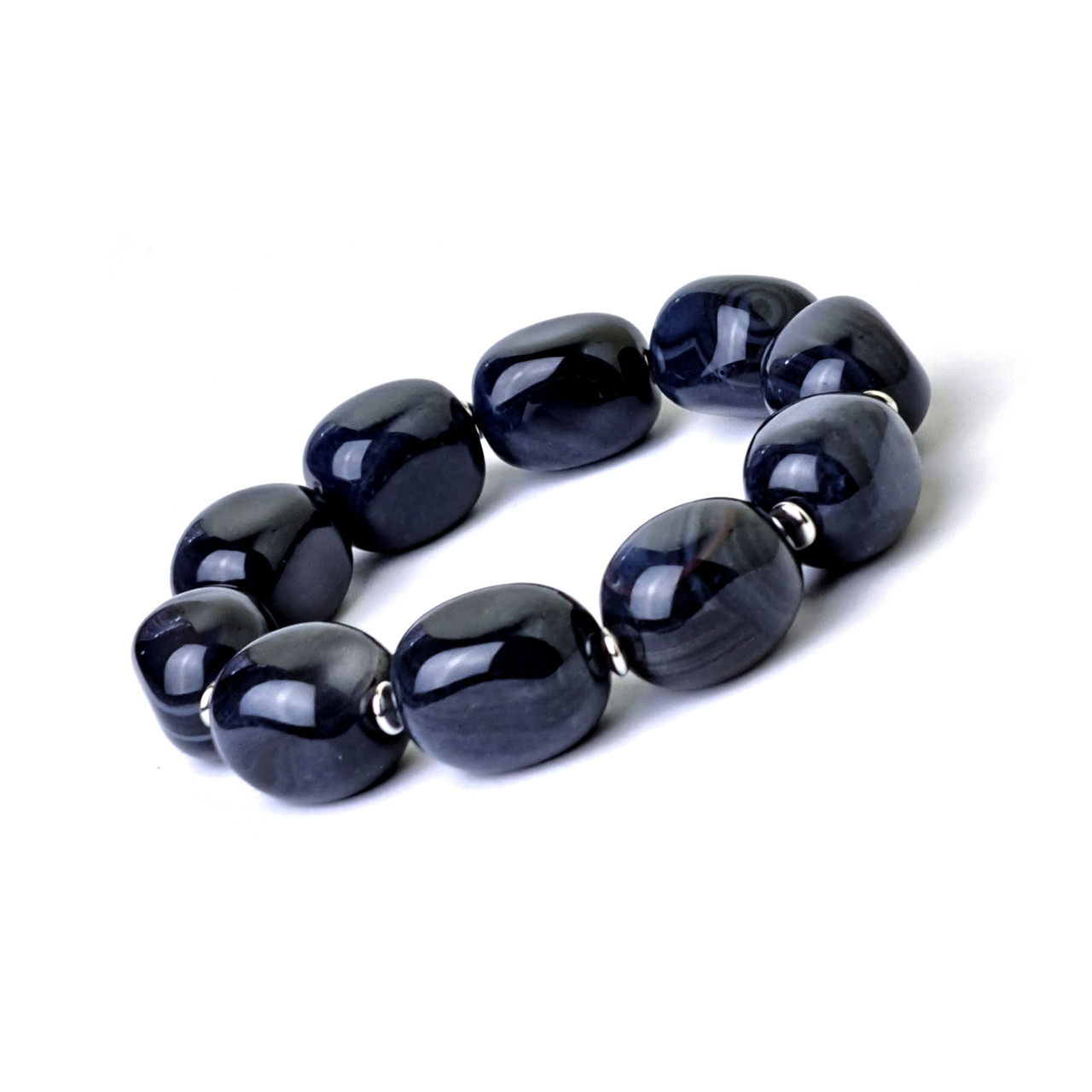 ЕДІТ, агат. Браслет із натурального каменю, фото 1