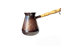 Турка джезва мідна 500 мл карбування Знаки Зодіаку виробництва Слов'янськ