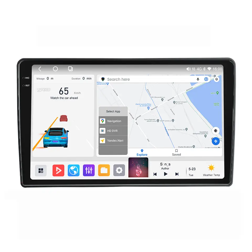 Штатна магнітола Mekede MS 2k Volkswagen Polo (2004-2012) small CarPlay QleD, фото 1