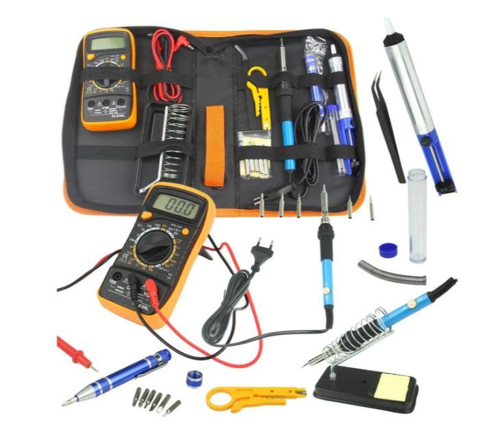 Набір паяльних інструментів із мультиметром Mar-Pol M79345