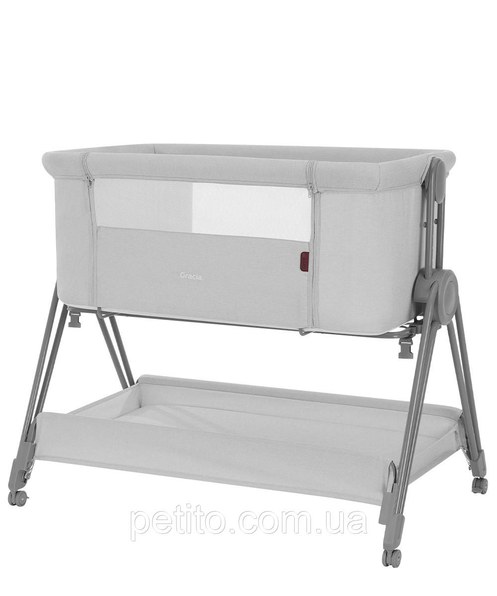 Дитяче ліжечко CARRELLO Gracia CRL-16502 Cool Grey /1/, фото 1