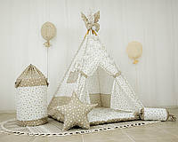 Намет для дітей великий вігвам для ігор курінь Намет для дітей Ловець снів БОН БОН, кошик, комплект