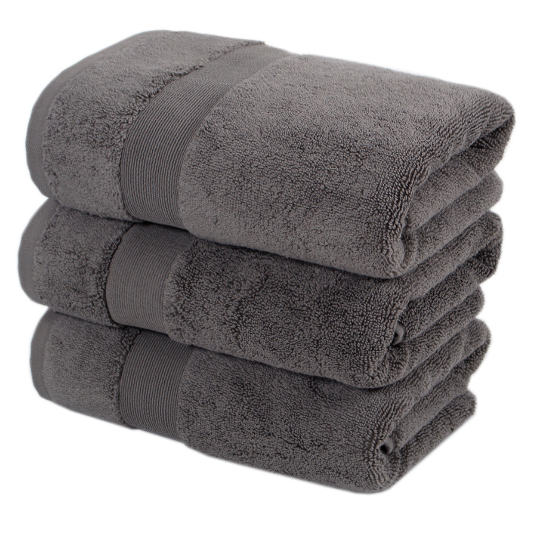 Рушник махровий Gold Premium Serenity графіт 50*90 800 г/м2