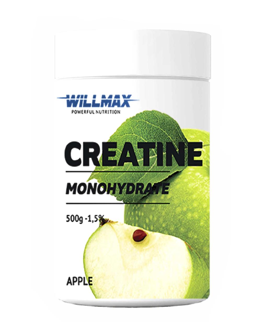 Креатин Моногідрат Willmax Creatine Monohydrate 500 г смак