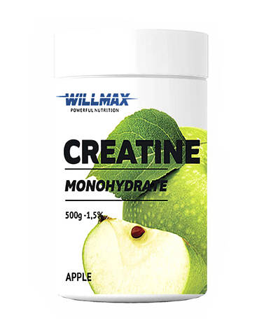 Креатин Моногідрат Willmax Creatine Monohydrate 500 г зі смаком, фото 2