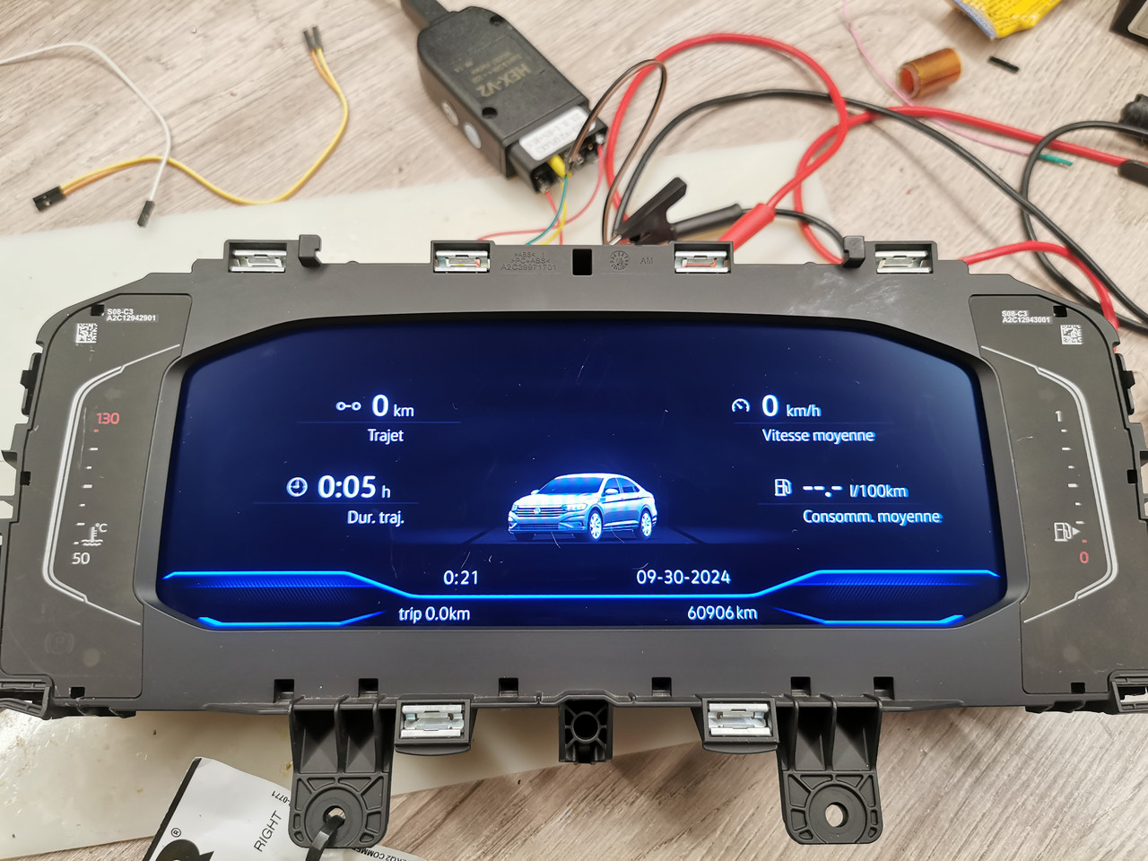 Щиток приладів VW Jetta 19 - електро, 60к 17A920790A європейська.
