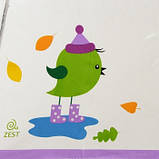 Прозорий дитячий парасольку Zest. Забарвлення Пташки, фото 3