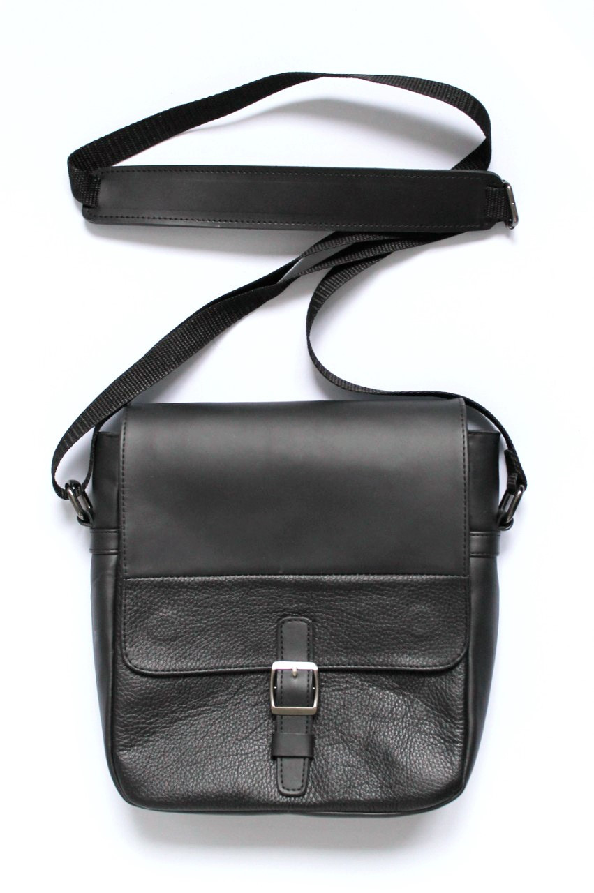 Чоловіча сумка "LA" з натуральної шкіри, фото 1