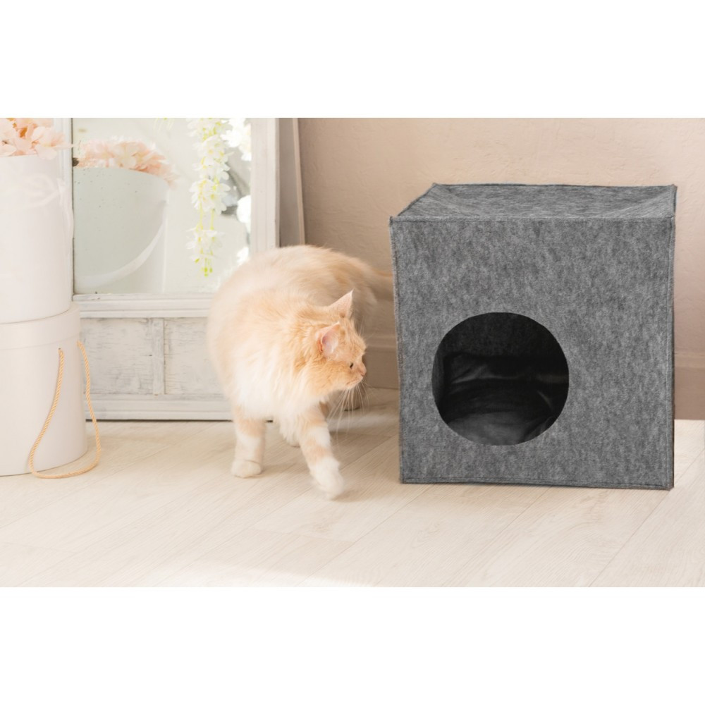 Будиночок для кота з повсті "Куб", фото 1