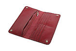 Жіночий шкіряний гаманець "Rojo" червоний, фото 2