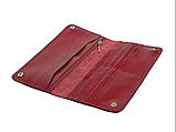 Жіночий шкіряний гаманець "Rojo" червоний, фото 6