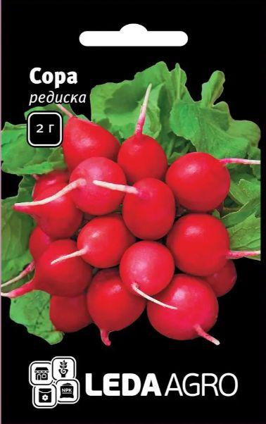 Насіння редиски Сора 2г ТМ LEDAAGRO