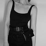 Женский кожаный ремень с подвесным карманом "Novità", фото 2