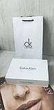 Чоловічий подарунковий набір ремінь + дві пряжки CK, фото 4