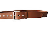 Жіночий шкіряний пояс ремінь "Ancho" коричневий, фото 2