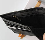 Чоловічий шкіряний гаманець Philipp Plein чорний, фото 5