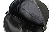Жіночий шкіряний рюкзак міський "Pesca" чорний, фото 4