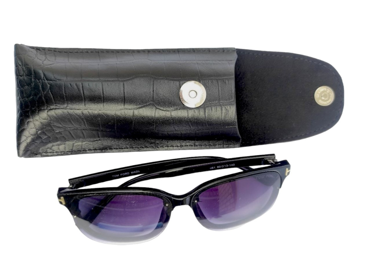 Шкіряний чохол футляр для окулярів Reptil, фото 1