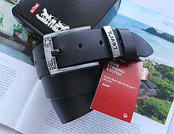 Чоловічий шкіряний ремінь LEVIS