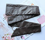 Жіночий пояс кушак коричневий широкий, фото 2