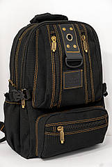 Брезентовий (джинсовий) середній рюкзак GoldBe!