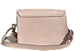 Жіноча шкіряна сумка "Saffiano" пудра, фото 7