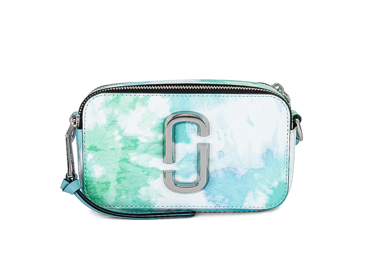 Сумка через плече Snapshot з принтом тай-дай blue, фото 1