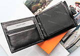 Чоловічий шкіряний гаманець LV чорний, фото 7