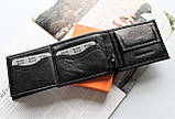 Чоловічий подарунковий набір: ремінь і гаманець Louis Vuitton black, фото 6