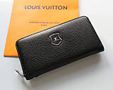Жіночий гаманець Louis Vuitton чорний, фото 5