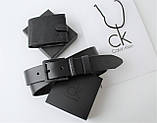 Чоловічий подарунковий набір гаманець і ремінь Calvin Klein, фото 9