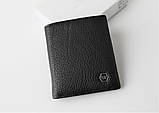 Чоловічий компактний гаманець Philipp Plein black, фото 2