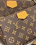 Сумка 3в1 louis vuitton multi pochette brown, фото 3