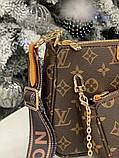 Сумка 3в1 louis vuitton multi pochette brown, фото 4