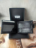 Чоловічий шкіряний гаманець Levis, фото 2