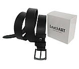 Жіночий шкіряний ремінь "Felce" чорний, фото 5