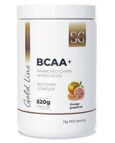 ВСАА Sport Generation Gold Line BCAA+ 520 грамм Вкус :Апельсин - Грейпфрут