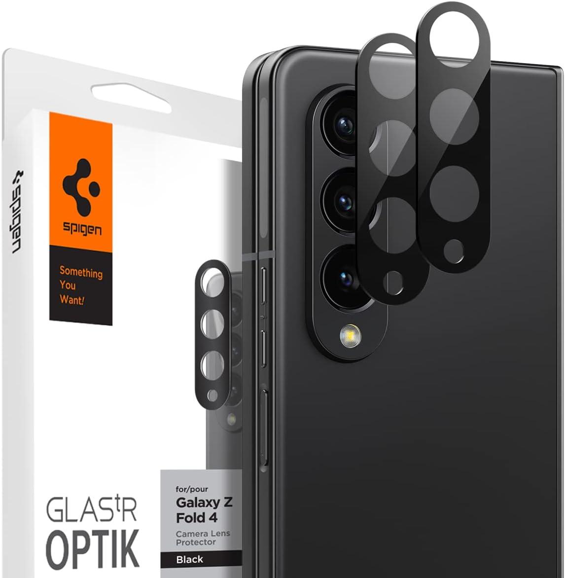 Захисне скло для камери Spigen GLAStR EZ Fit Optik 2-Pack Black для Samsung Galaxy Fold 4 AGL05428