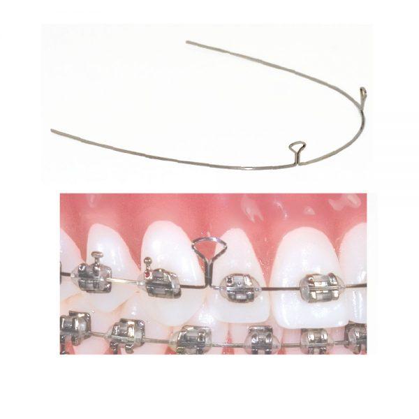 Ортодонтичні дуги з петлями SS Keyhole Wire (1шт)