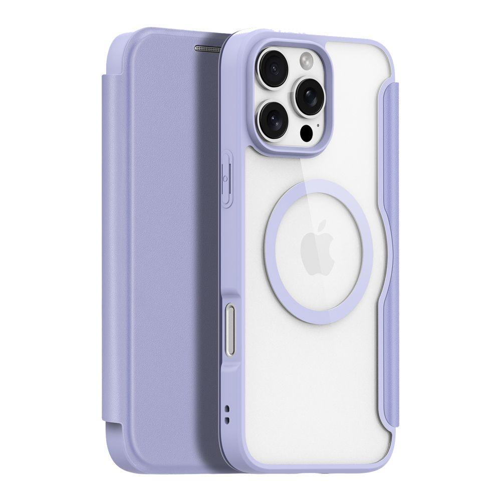 Чохол-книжка Dux Ducis Skin X Pro with MagSafe для iPhone 16 Pro Max Колір Pure Purpe